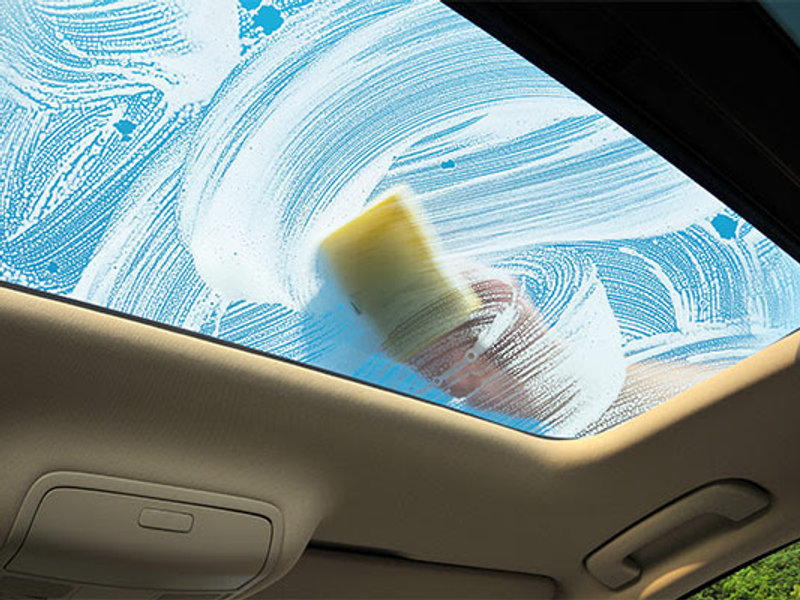Interior deep cleaning at iCarService, Hyderabad
