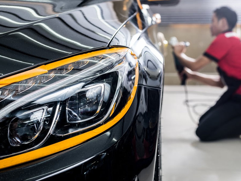 Car polishing and detailing at iCarService, Hyderabad