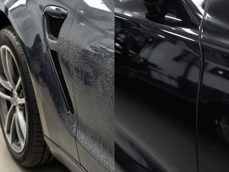 Ceramic coating application at iCarService, Hyderabad