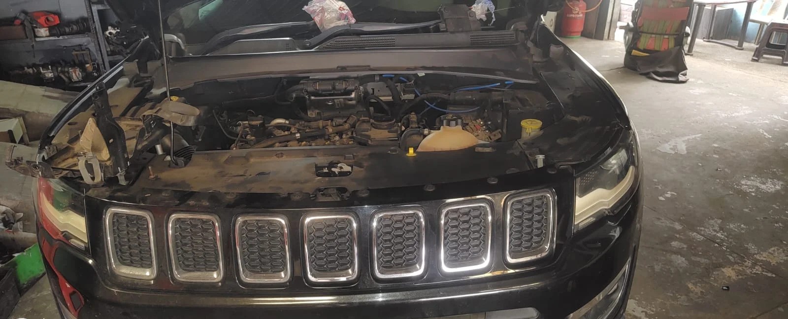 Jeep serviced at iCarService workshop, Hyderabad