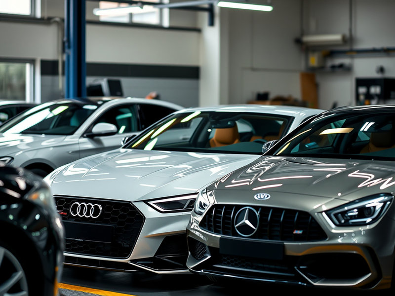 Premium multi-brand cars serviced at iCarService workshop in Hyderabad